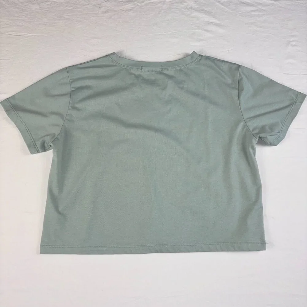 Romwe Light Green Graphic Tee - Size Medium - Picture 8 of 9